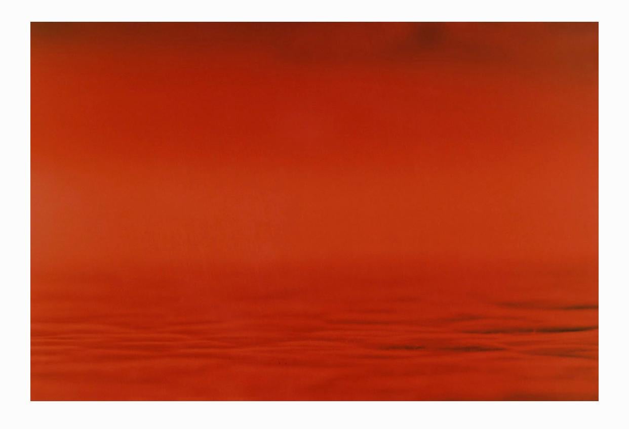 Seascape in red by Karen Connell entitled 