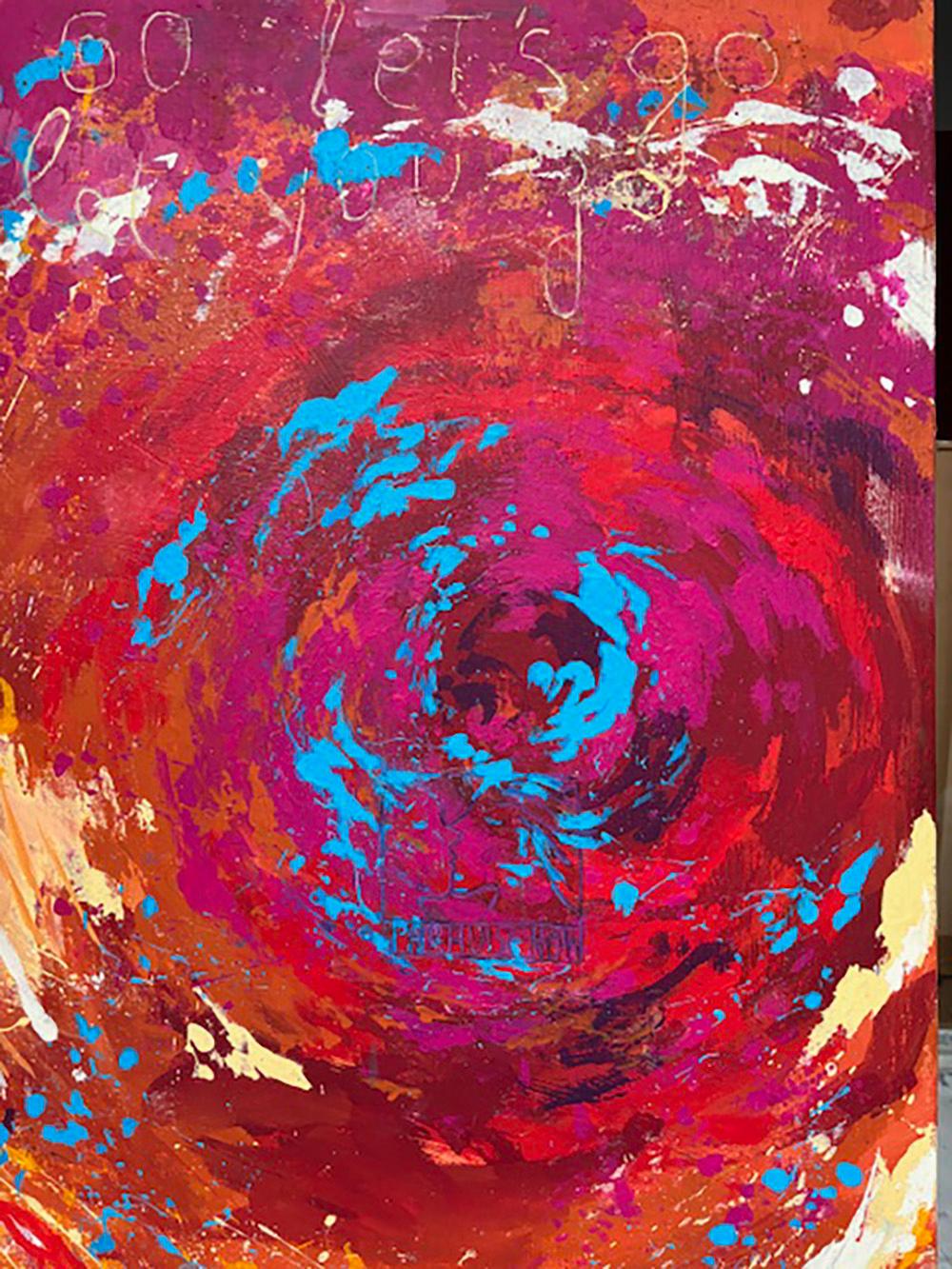 Pintura de Merkel Van Beeumen - Mantén la vista en el cielo Siglo XXI y contemporáneo en venta