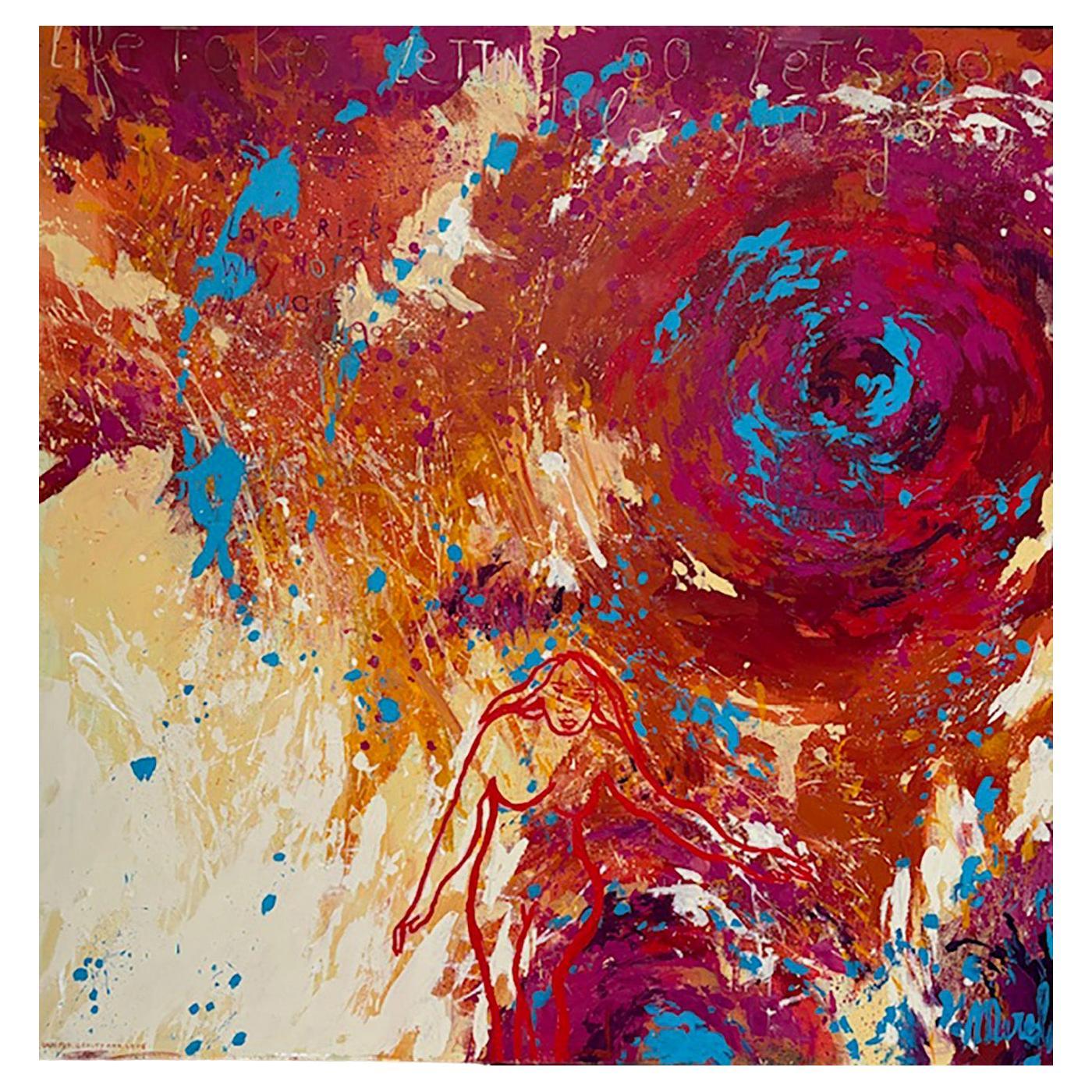 Pintura de Merkel Van Beeumen - Mantén la vista en el cielo en venta
