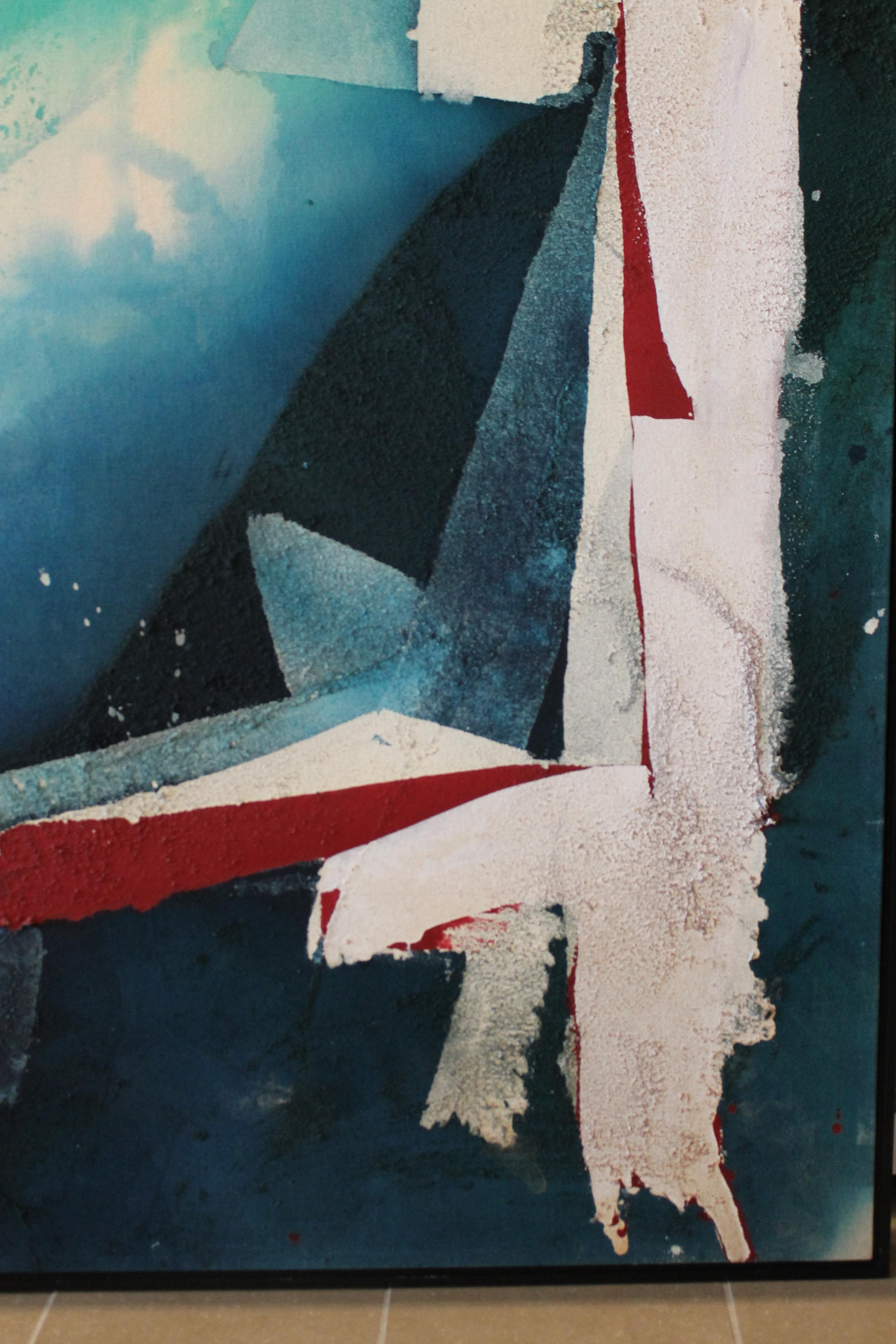 Américain Peinture abstraite de Michael Ashcraft, intitulée Pleiade, 1989 en vente