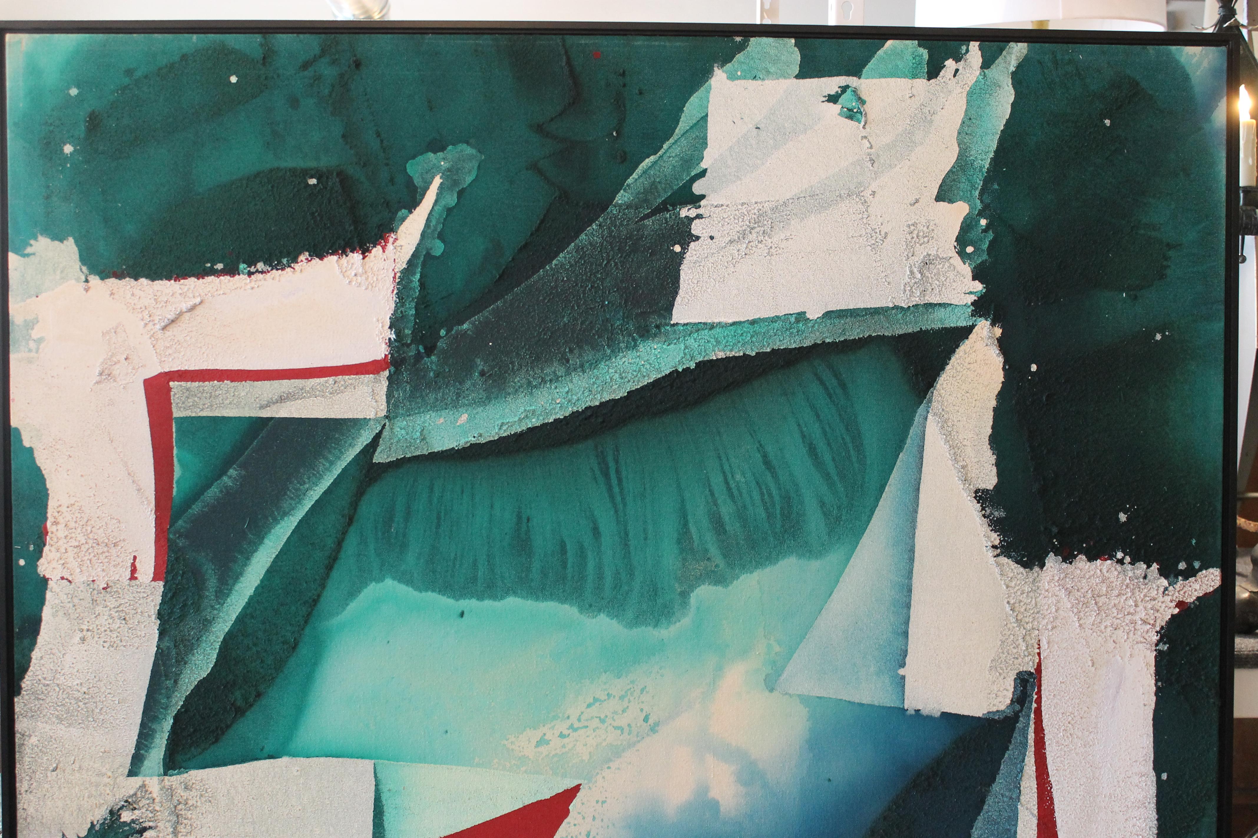 Peinture abstraite de Michael Ashcraft, intitulée Pleiade, 1989 en vente 1