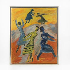 Painting By Olivia Holm-Møller  'Dancing Women'