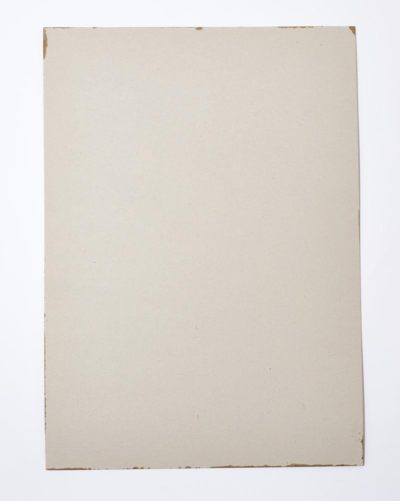 Gemälde von Peter Keil, Acryl auf grauem Papier, signiert, Deutschland, ohne Rahmen im Angebot 5