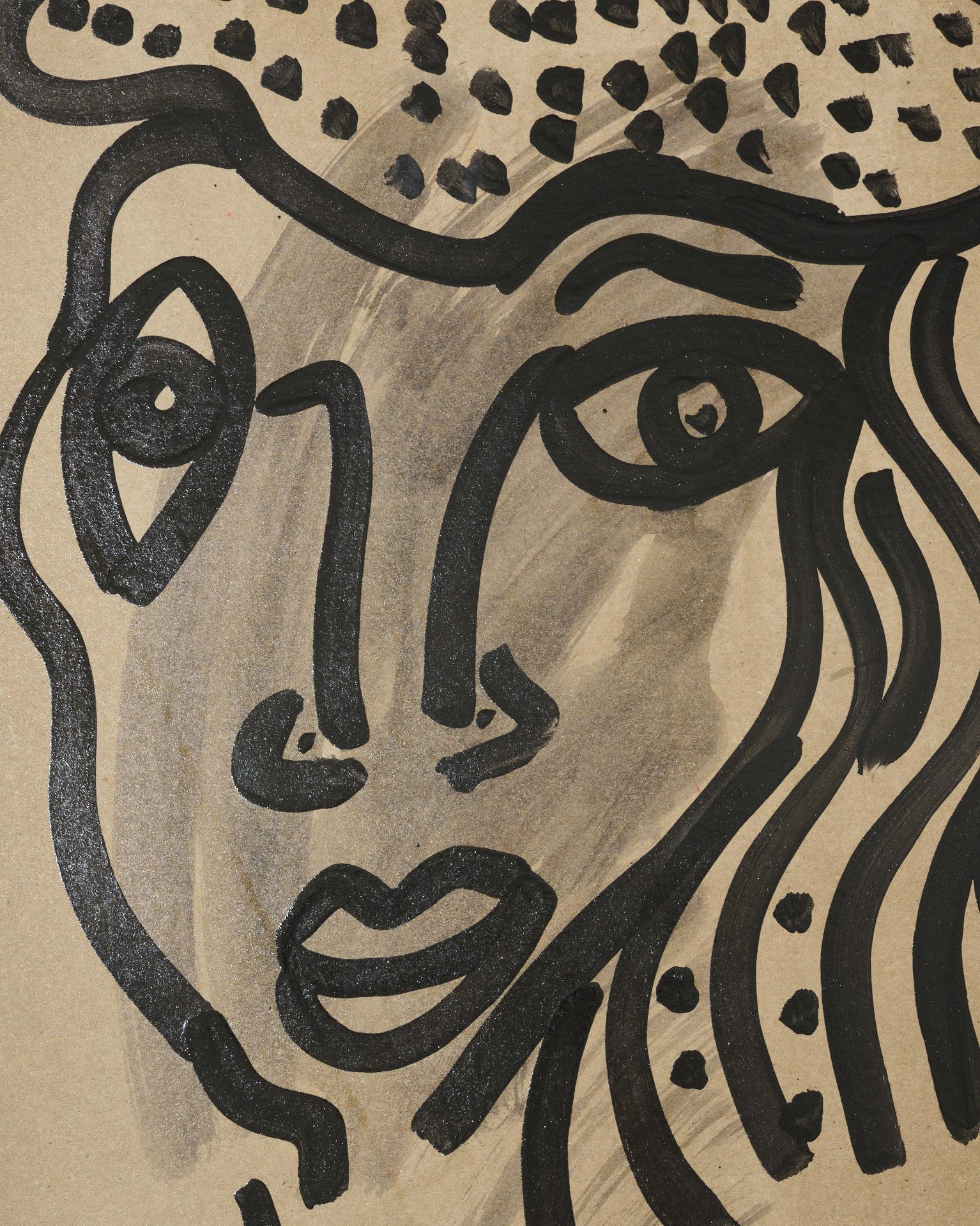 Gemälde von Peter Keil, ca. 1969, Acryl auf Karton, signiert, ohne Rahmen, Deutschland, Kunst (Moderne der Mitte des Jahrhunderts) im Angebot