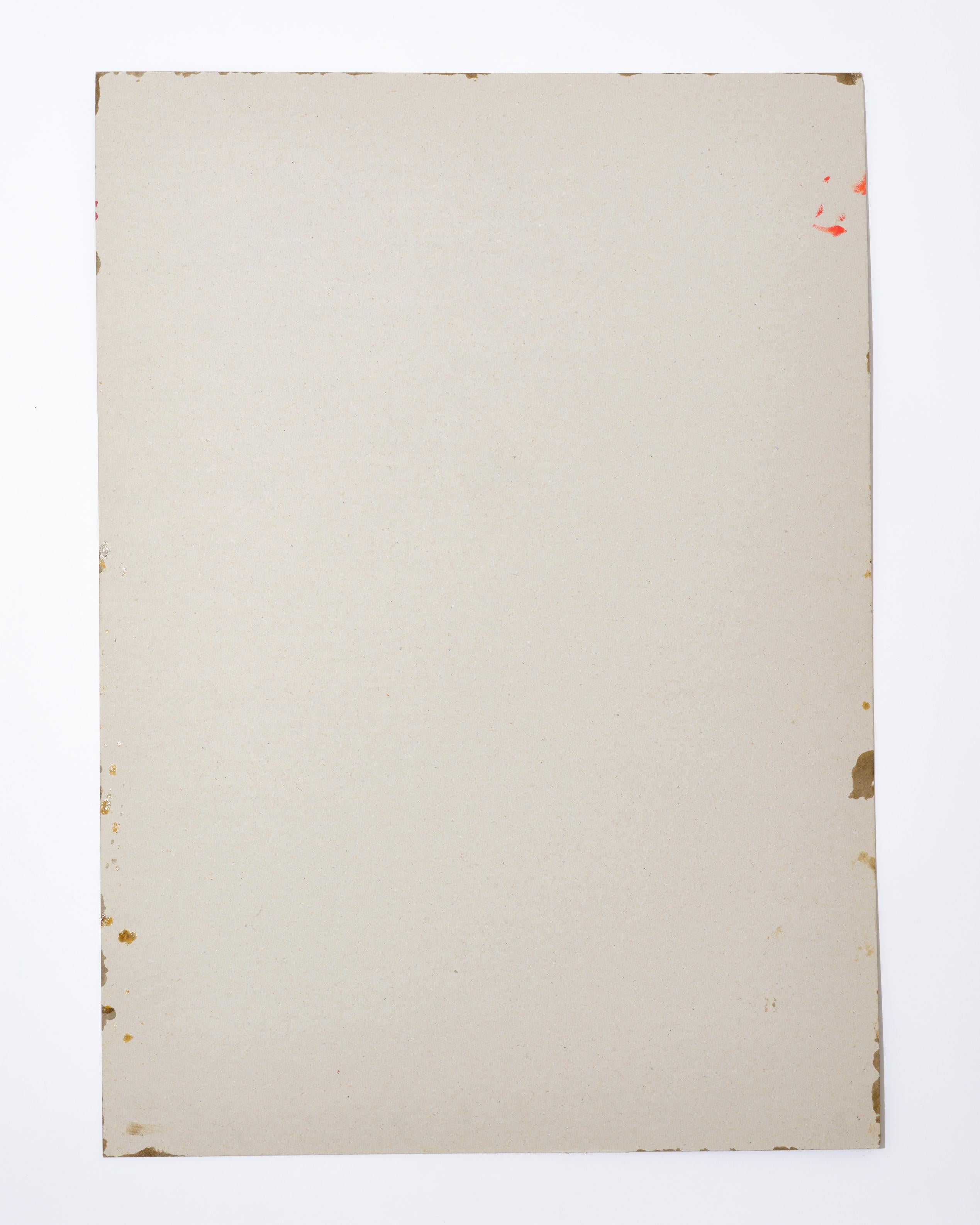 Gemälde von Peter Keil, ca. 1970, signiert, Acryl auf Karton, ohne Rahmen, Deutschland im Angebot 1
