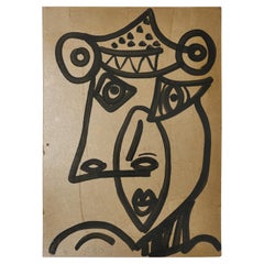 Pintura de Peter Keil, C 1972, Acrílico sobre tabla, Firmado, Arte, Sin marco, Alemania