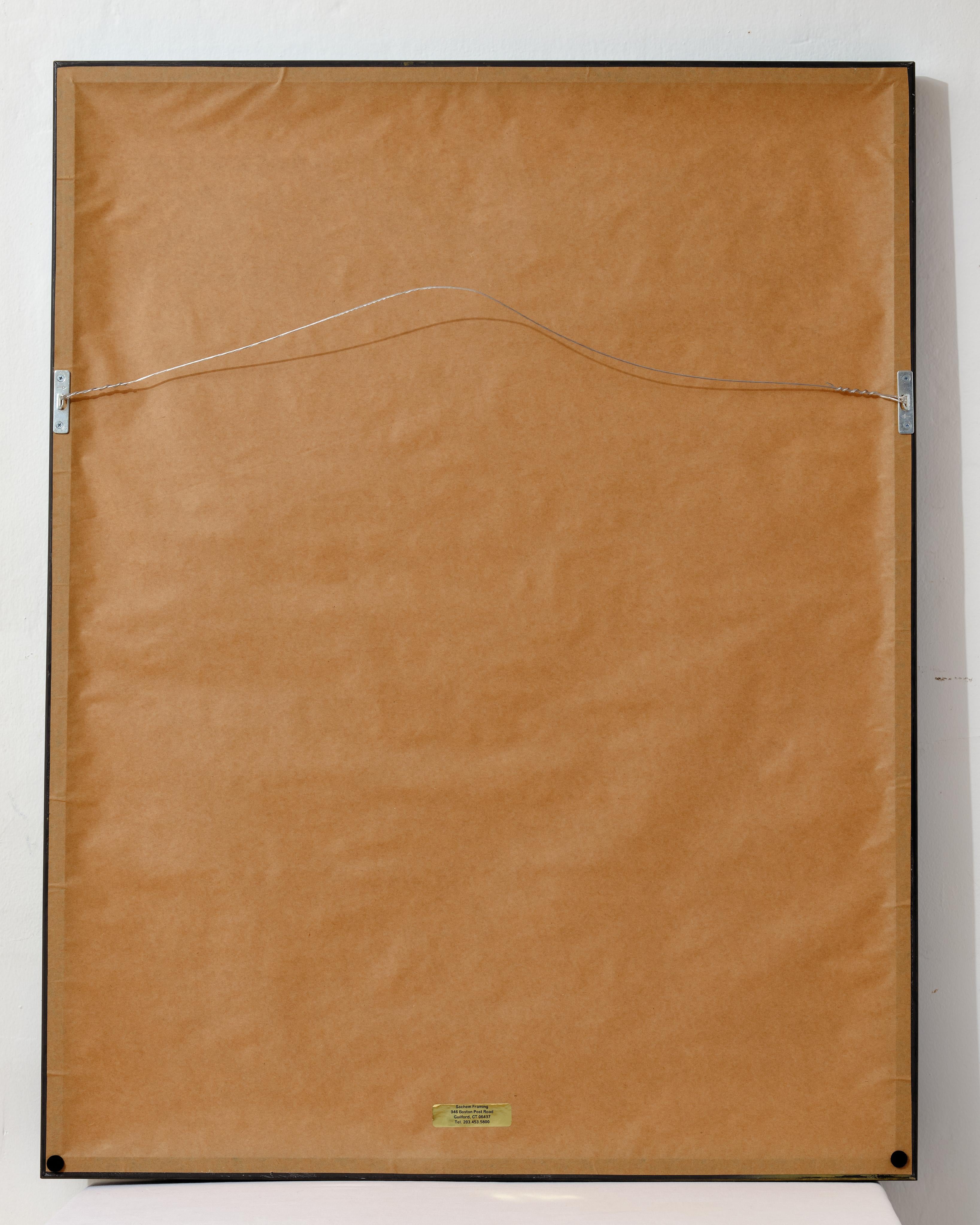 Gemälde von Peter Keil, Neuer Rahmen mit Leinenmattierung, signiert auf Papier, um 1975 im Angebot 3