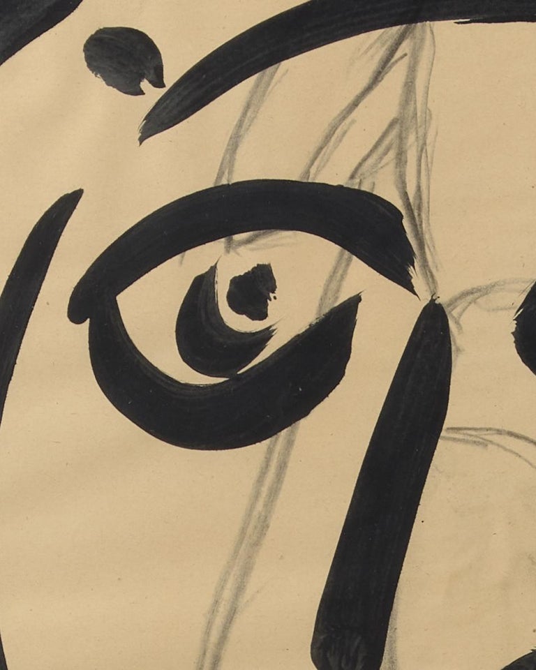 Painting by Peter Keil, Mid-Century Modern Art, Painted in Paris on