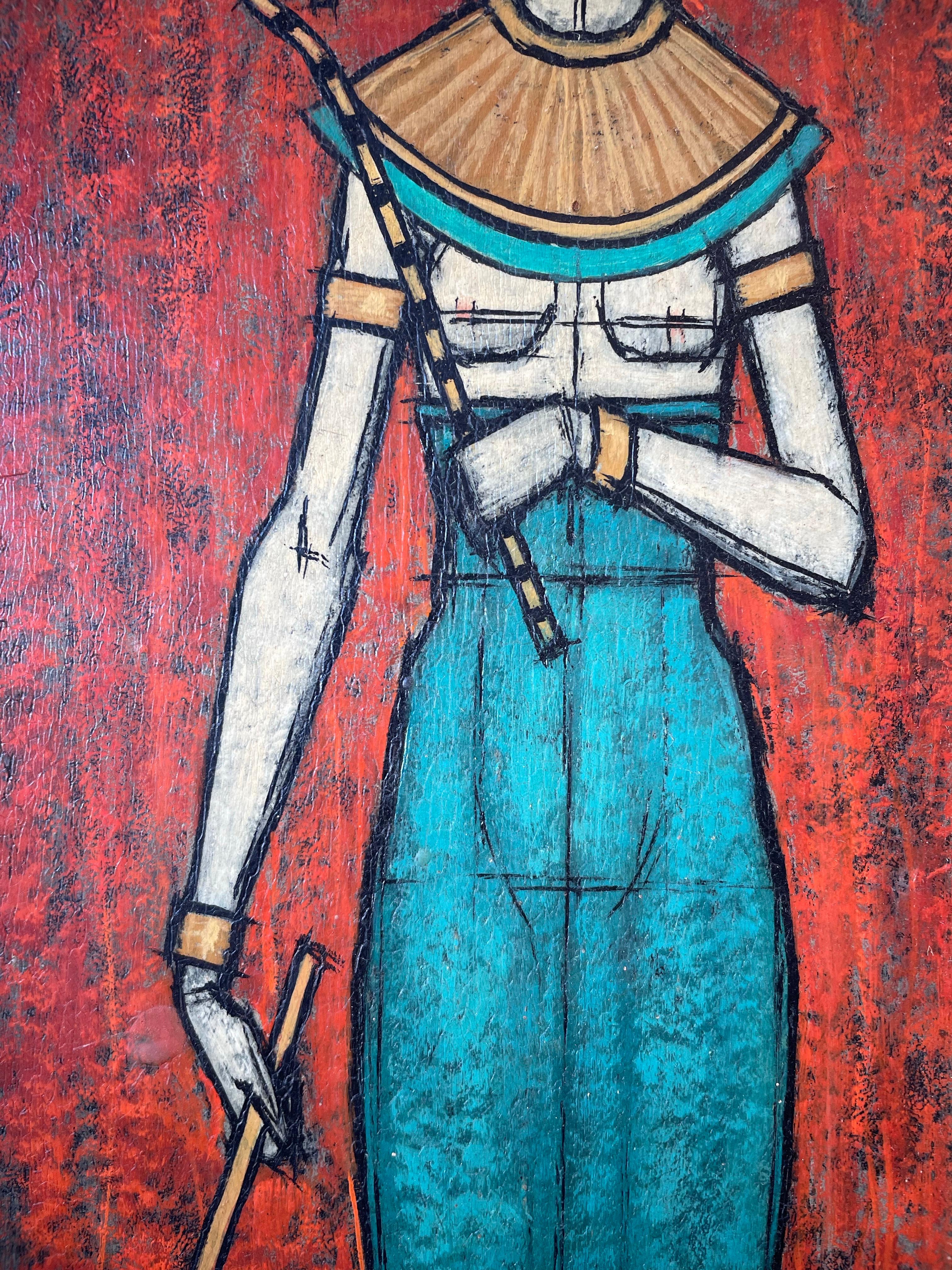 Dipinto originale di Philip R. Perkins, circa alla fine degli anni Cinquanta. 
Il dipinto raffigura una donna egiziana ed è firmato nell'angolo superiore sinistro. Il dipinto è un olio su tavola ed è esposto nella sua cornice originale in legno di