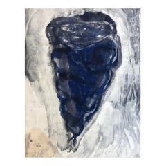 Painting by Prolific Artist William Douglas McGee - "Purple Heart" Oil on Paper