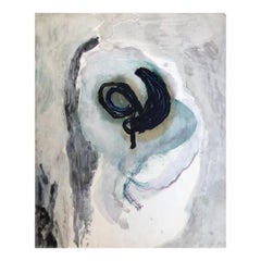 Painting by Prolific Painter William Douglas McGee Titled "Blue Wing" 1987