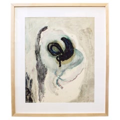 Painting by Prolific Painter William Douglas McGee Titled "Blue Wing" 1987