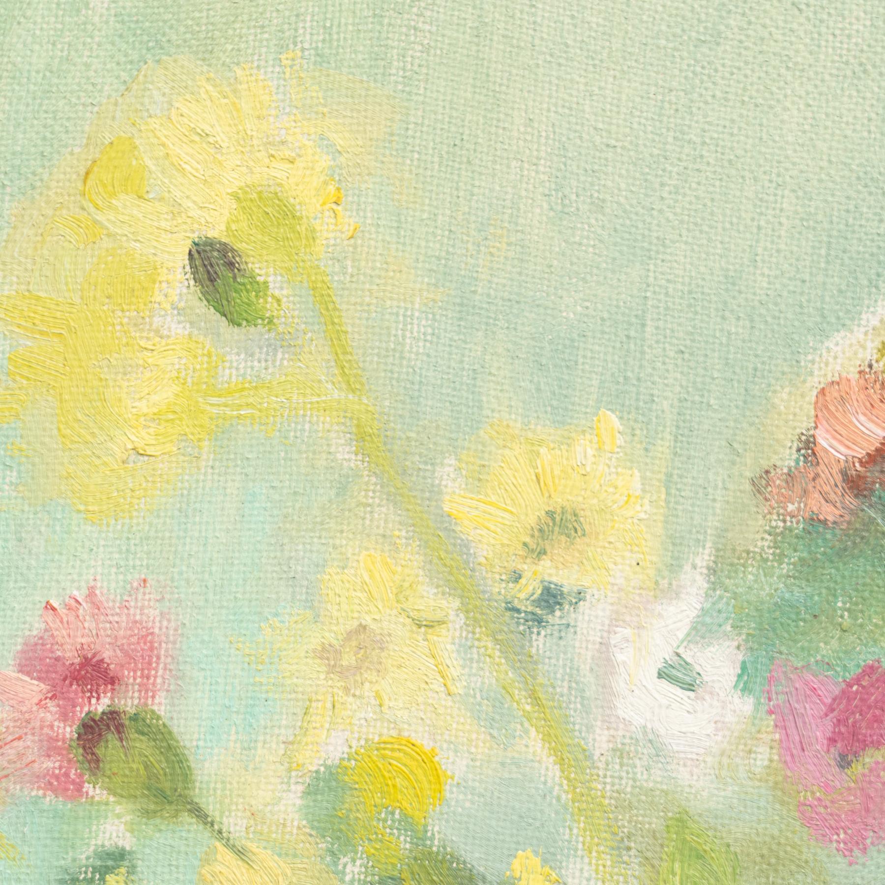 Pittura di Q. Cano, Olio su tela, 1960 circa in vendita 5