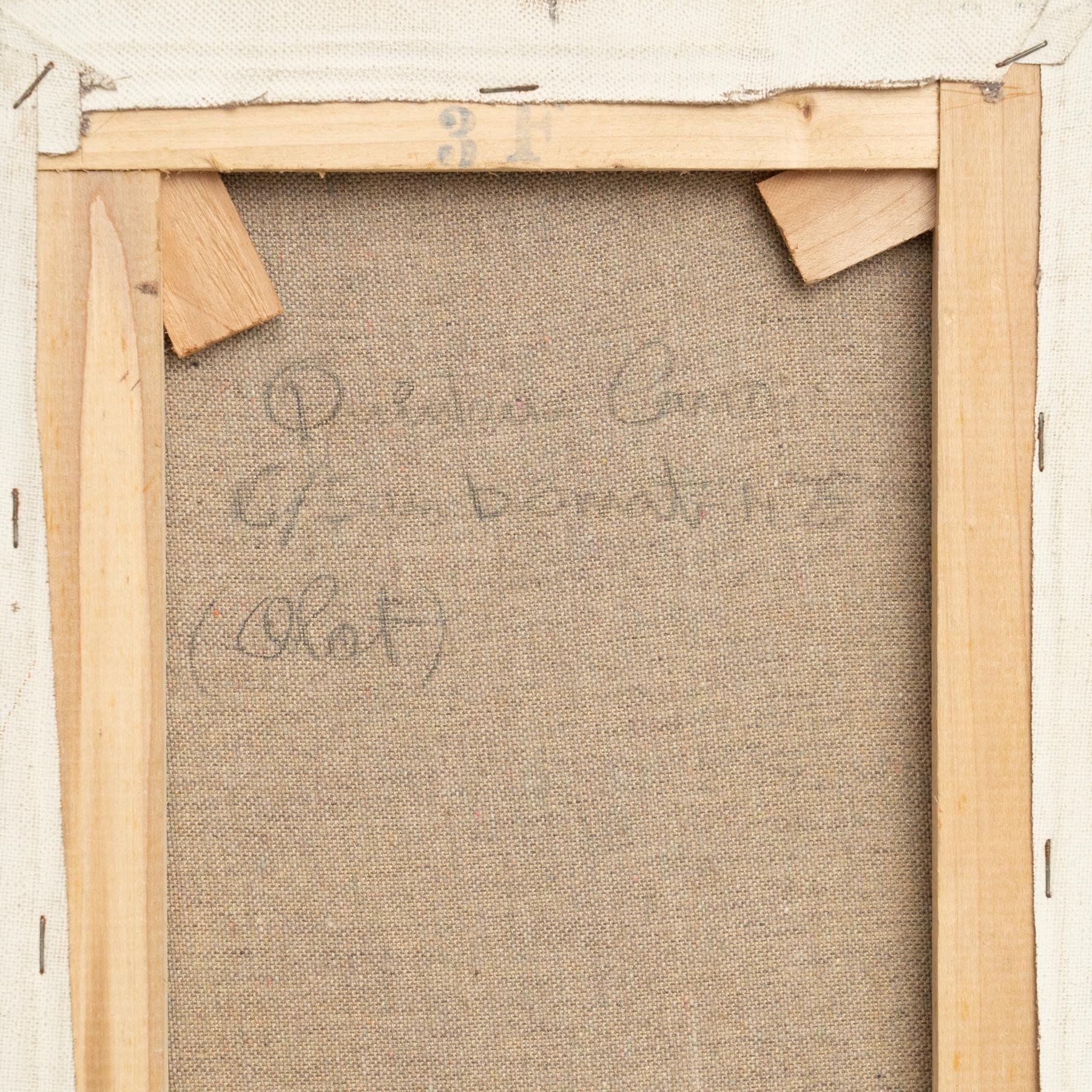 Pittura di Q. Cano, Olio su tela, 1960 circa in vendita 8