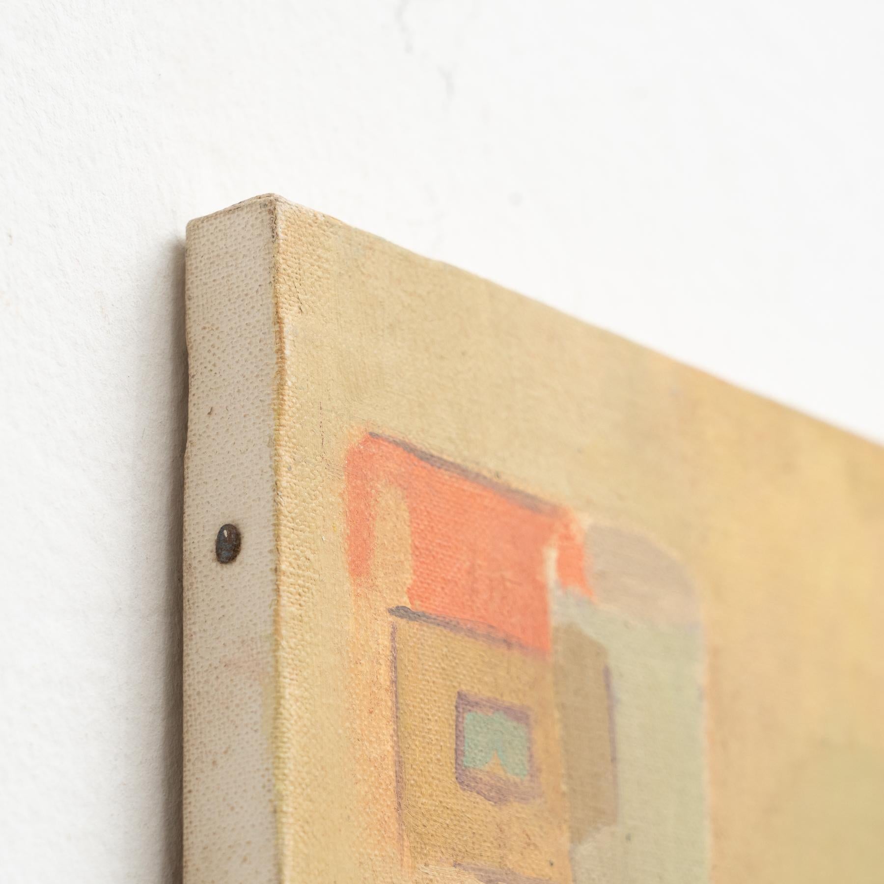 Gemälde von Q. Cano, Öl auf Leinwand, um 1960 im Angebot 1