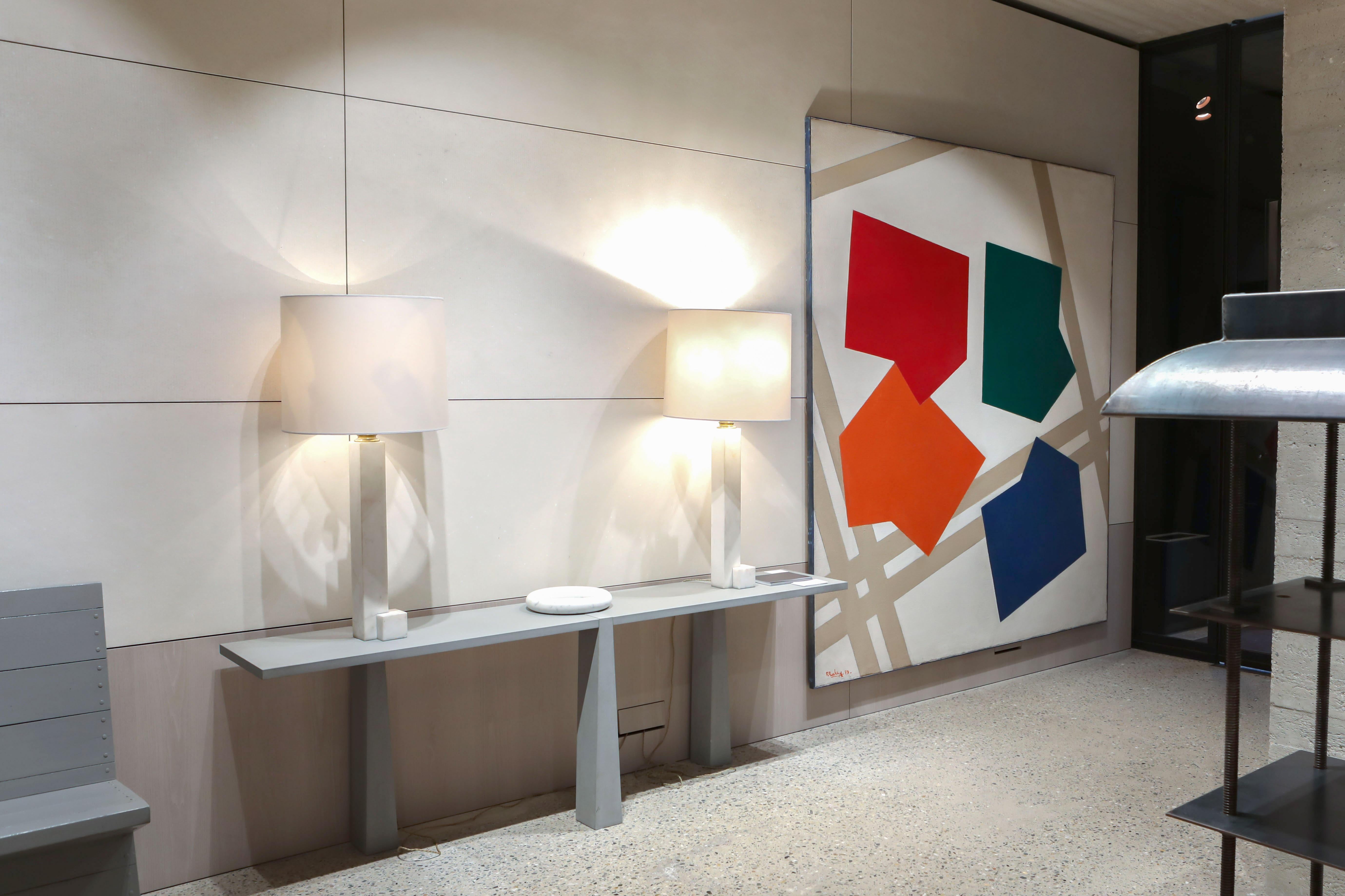 Canvas Painting by René Roche, 1979
