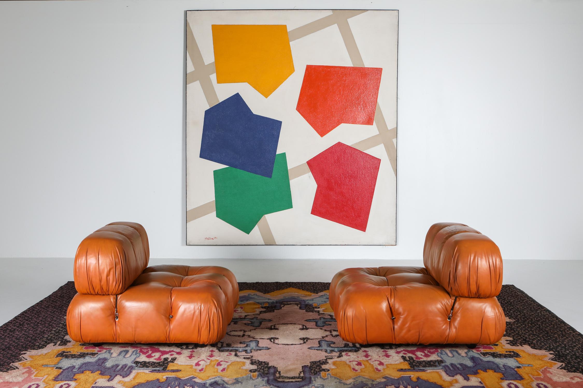 Abstract Painting by René Roche, France, 1979 For Sale 3