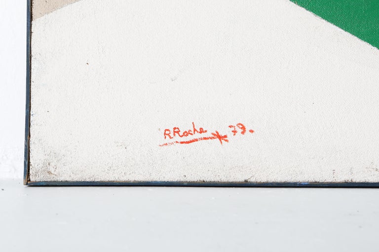 Painting by René Roche, Artwork, France, 1979 For Sale at 1stDibs