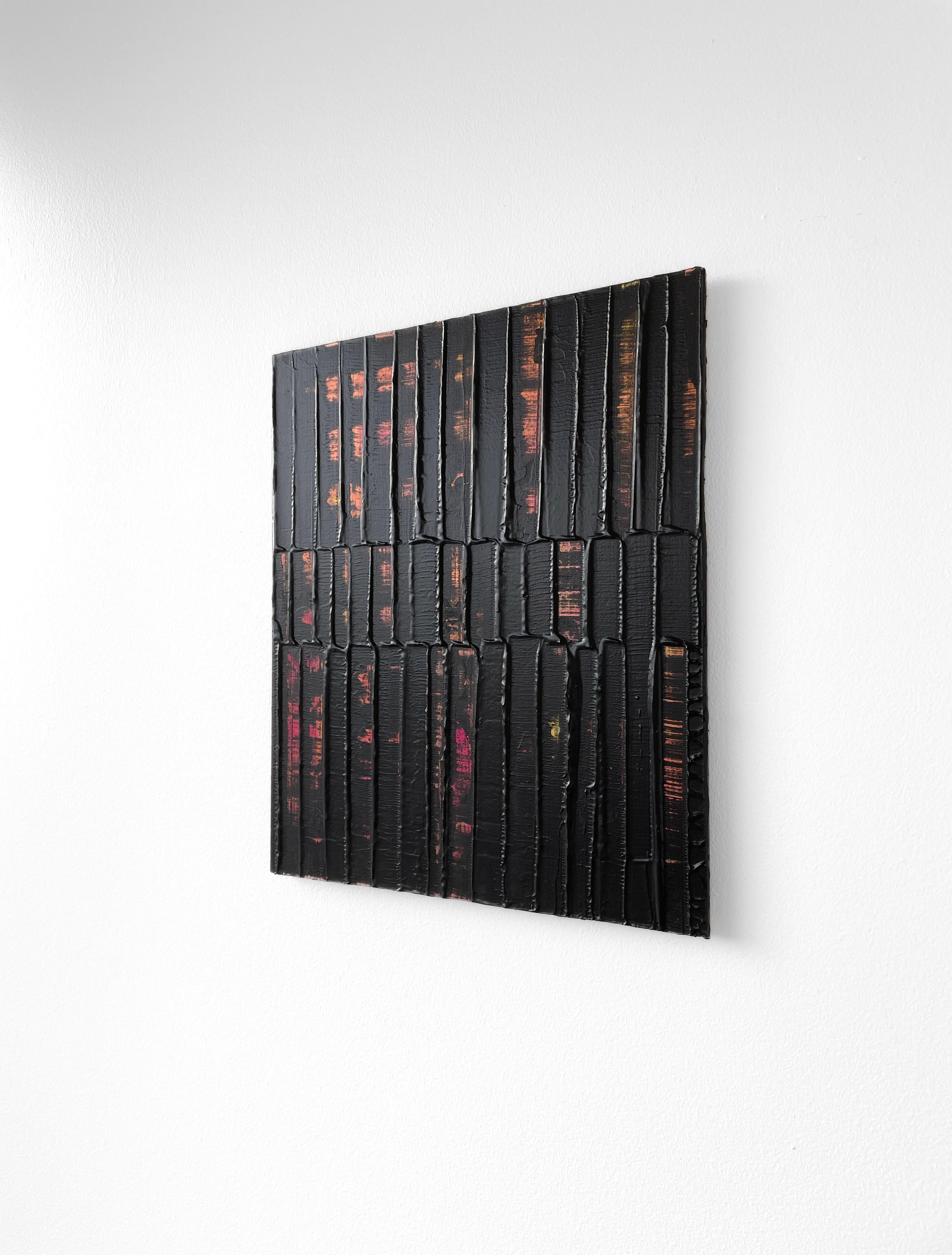 Gemälde von Roan Barrion 'Untitled Abstract 016' (Moderne der Mitte des Jahrhunderts) im Angebot