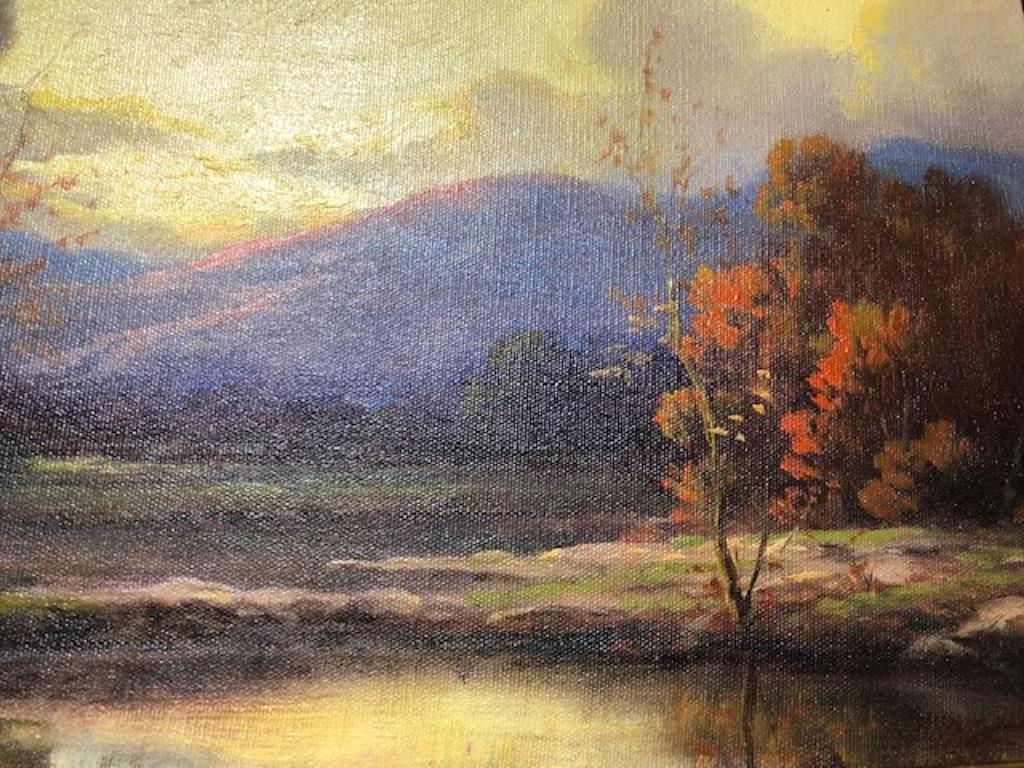 Robert William Wood
 (1889-1979)

Robert William Wood war ein amerikanischer Landschaftsmaler. Er wurde in England geboren, wanderte in die Vereinigten Staaten aus und wurde in den 1950er Jahren durch den millionenfachen Verkauf seiner