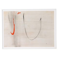 Painting by Rune Hagberg, Ink on Paper, Sweden, 1960s