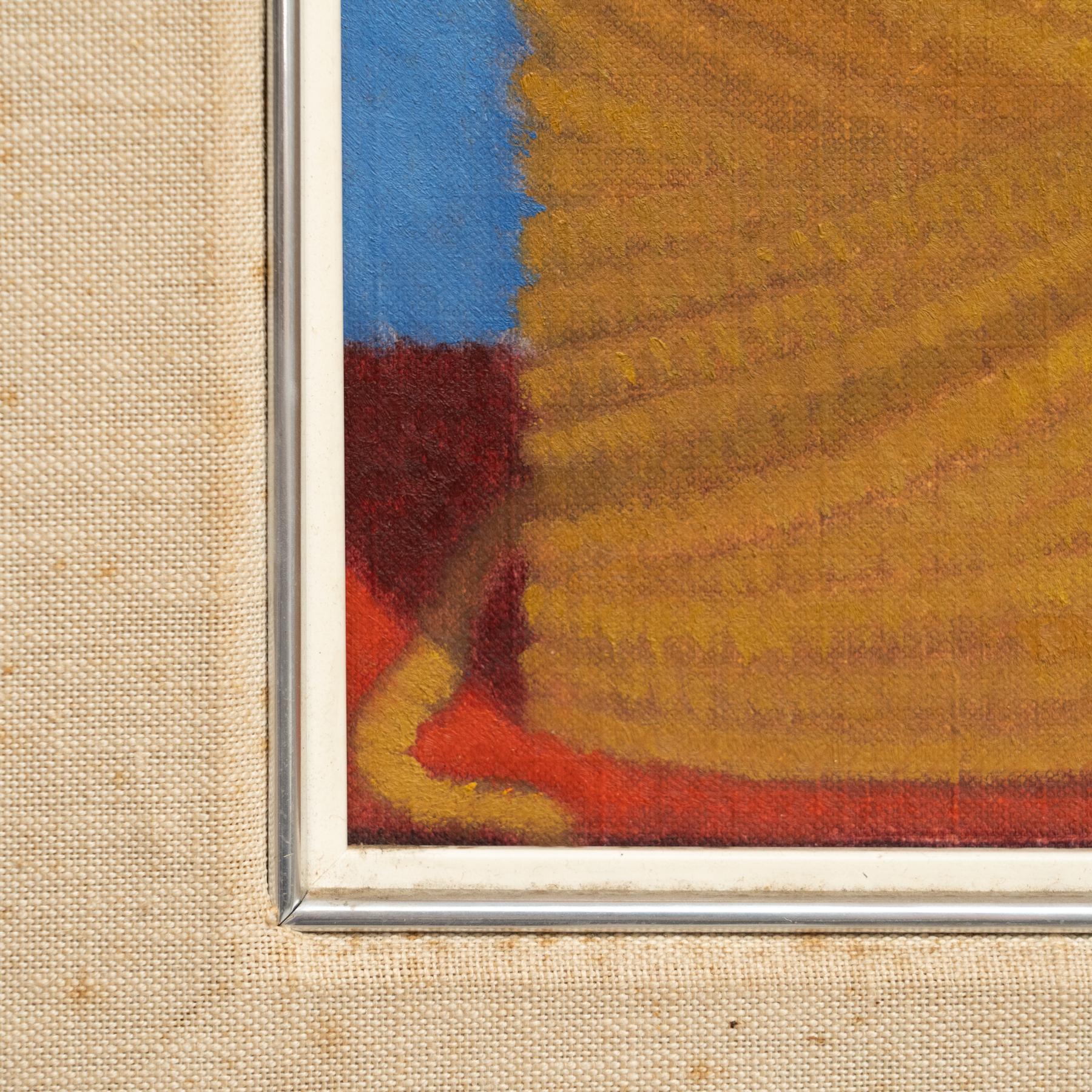 Pintura de artista desconocido, óleo sobre lienzo, hacia 1940 en venta 3