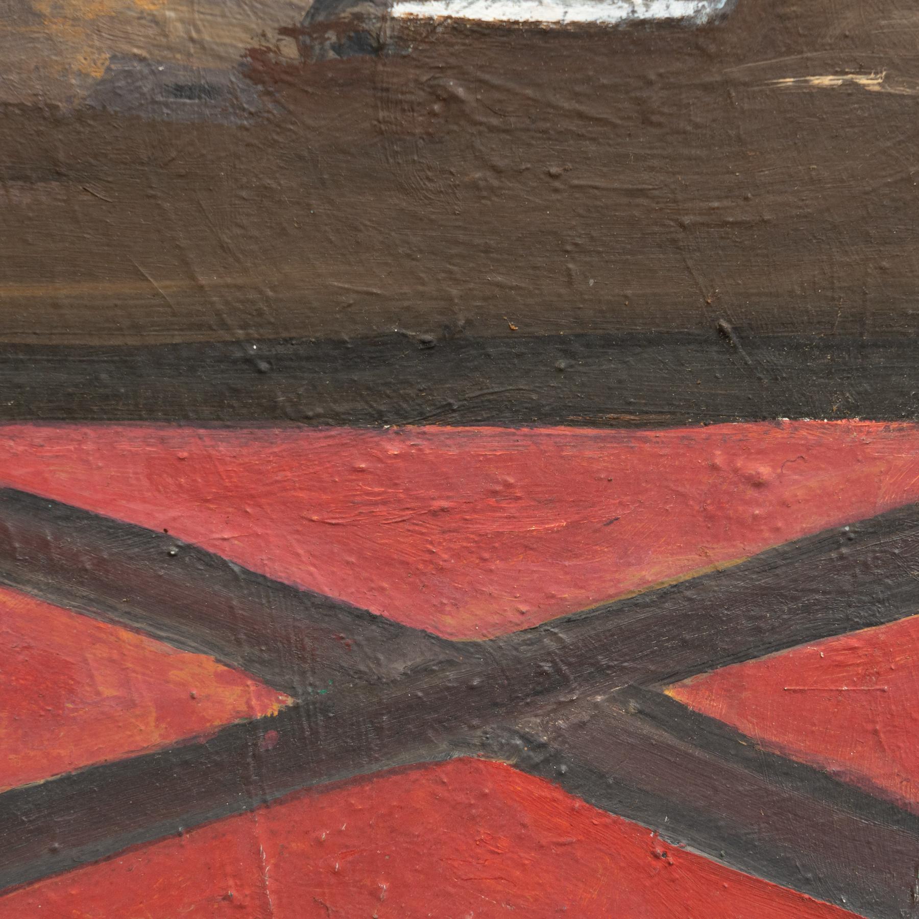 Gemälde von Unknown Artist, Öl auf Leinwand, ca. 1940 im Angebot 6