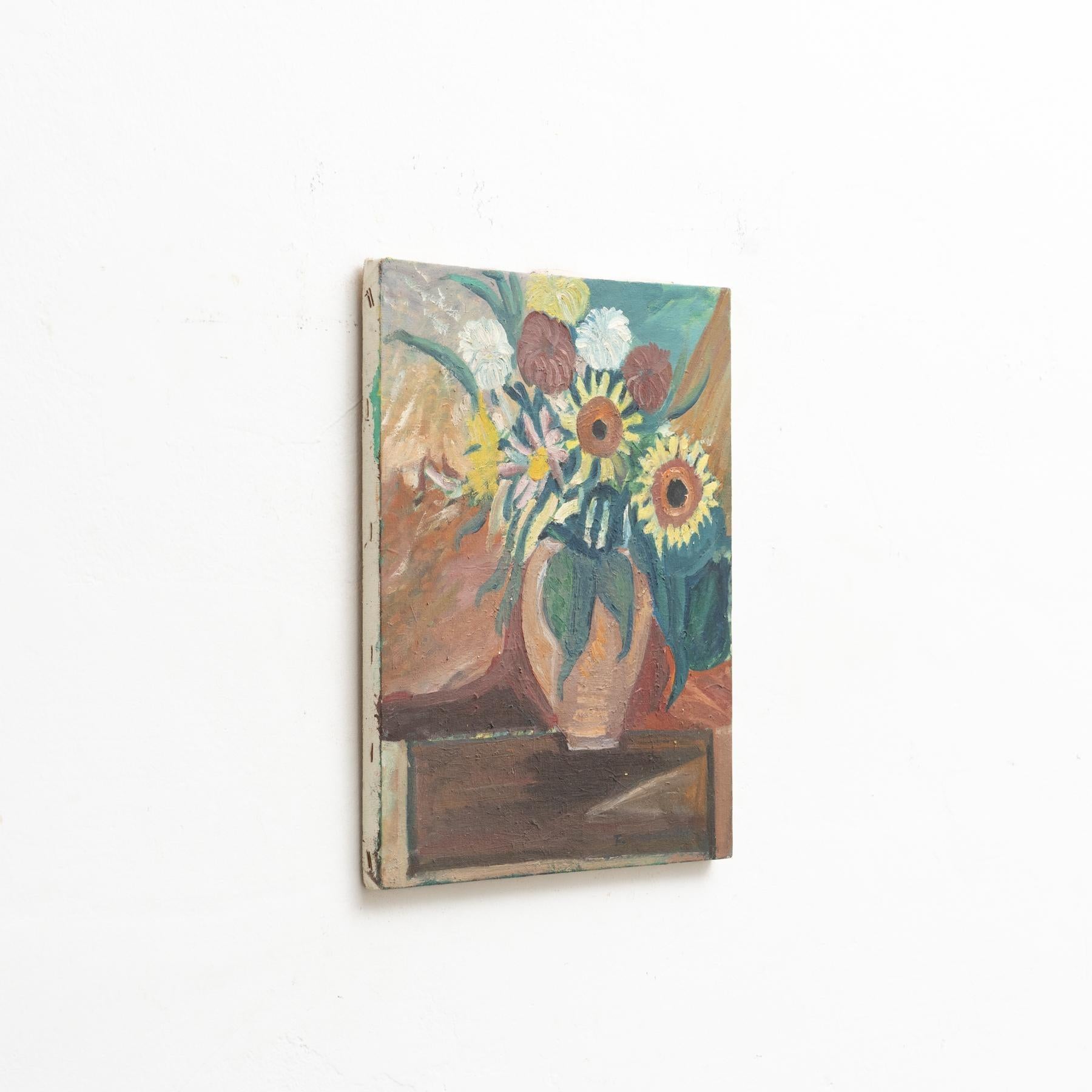 Gemälde von Unknown Artist, Öl auf Leinwand, ca. 1940 (Spanisch) im Angebot