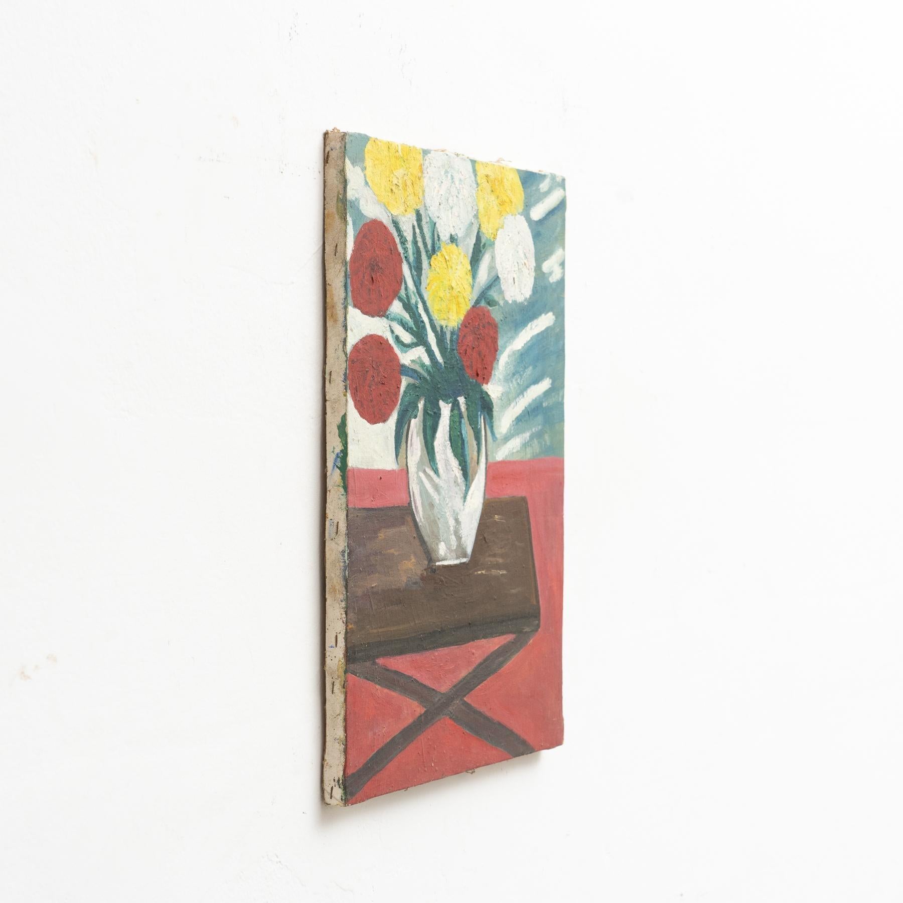 Gemälde von Unknown Artist, Öl auf Leinwand, ca. 1940 (Mitte des 20. Jahrhunderts) im Angebot