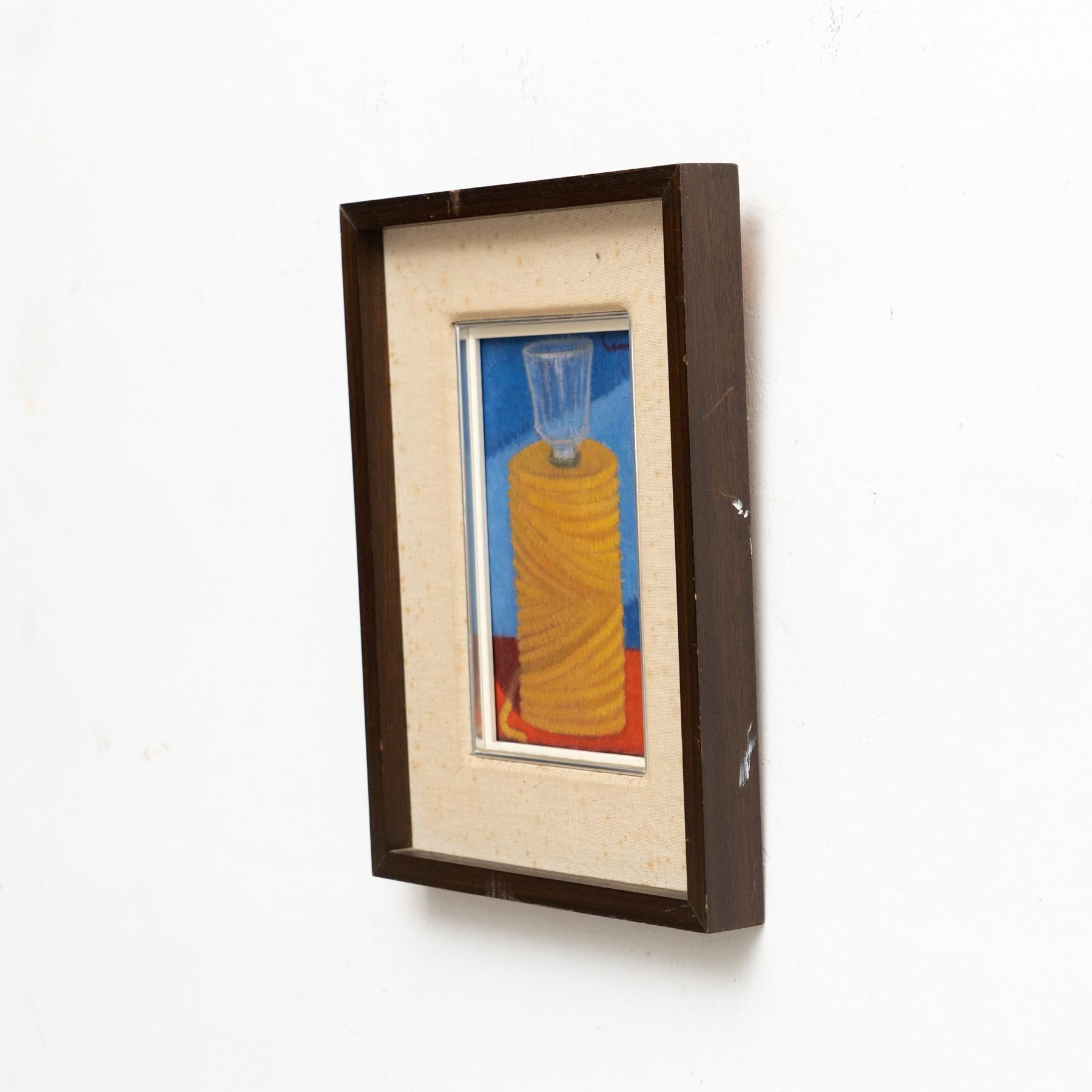 Pintura de artista desconocido, óleo sobre lienzo, hacia 1940 mediados del siglo XX en venta