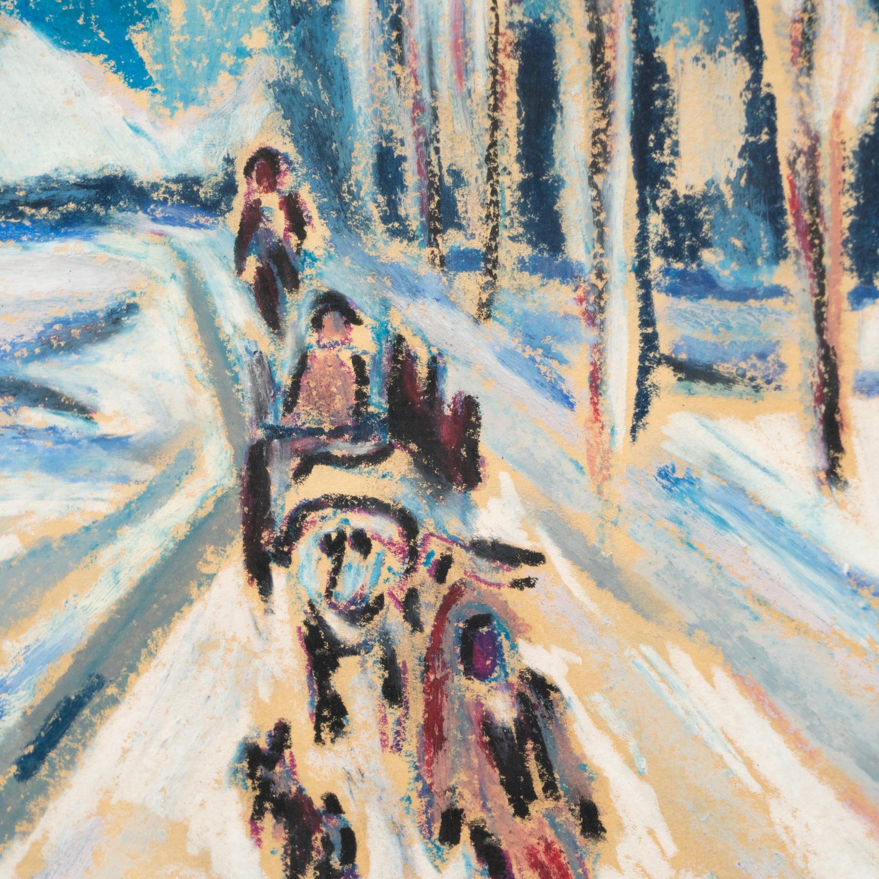 Gemälde von Unknown Artist, Öl auf Leinwand, ca. 1940 (Mitte des 20. Jahrhunderts) im Angebot