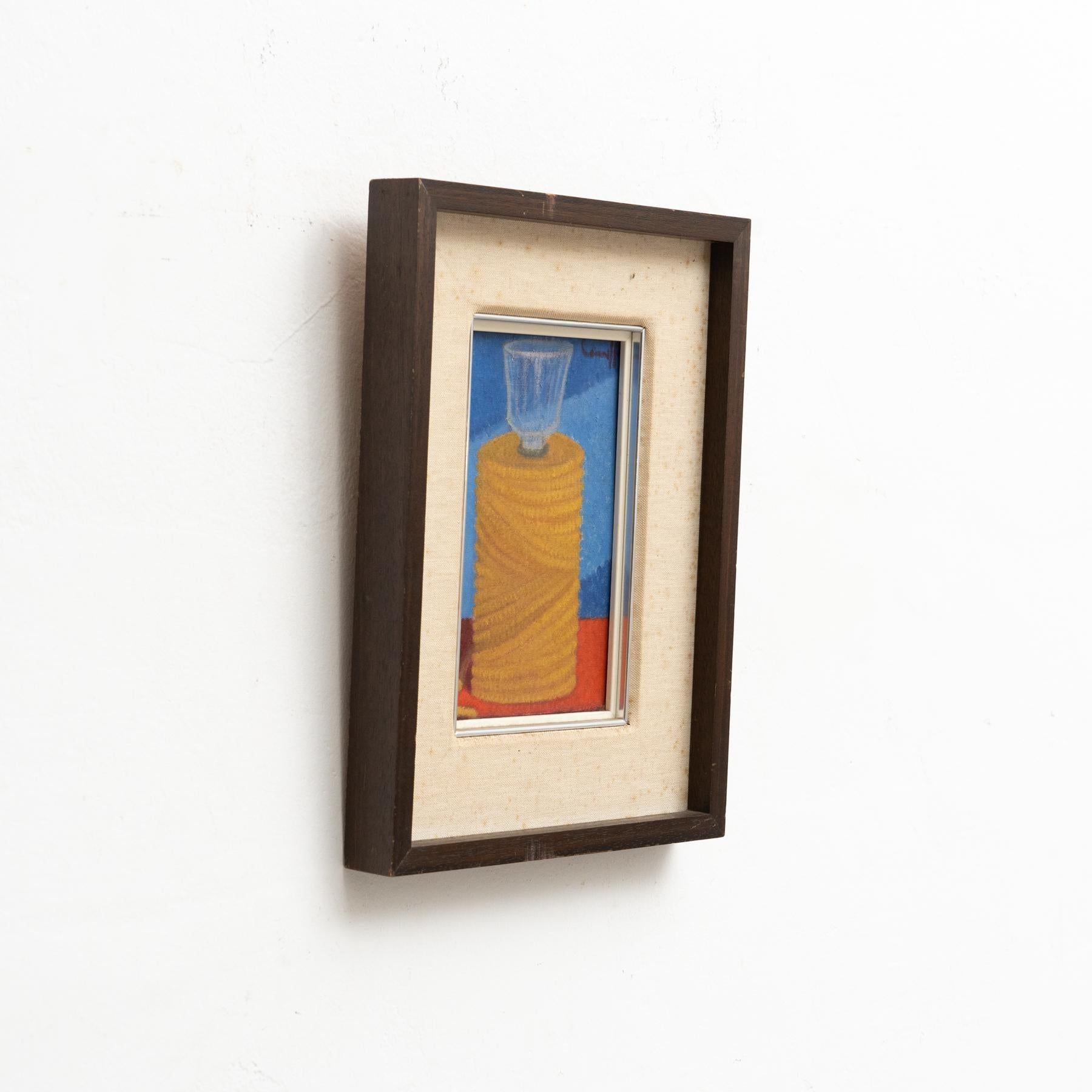 Pintura de artista desconocido, óleo sobre lienzo, hacia 1940 Lienzo en venta