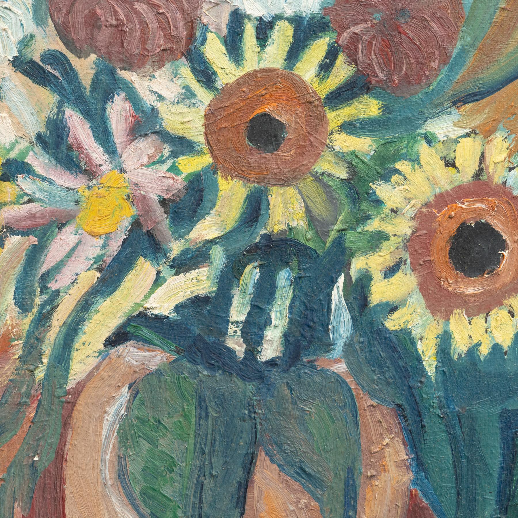 Gemälde von Unknown Artist, Öl auf Leinwand, ca. 1940 im Angebot 2