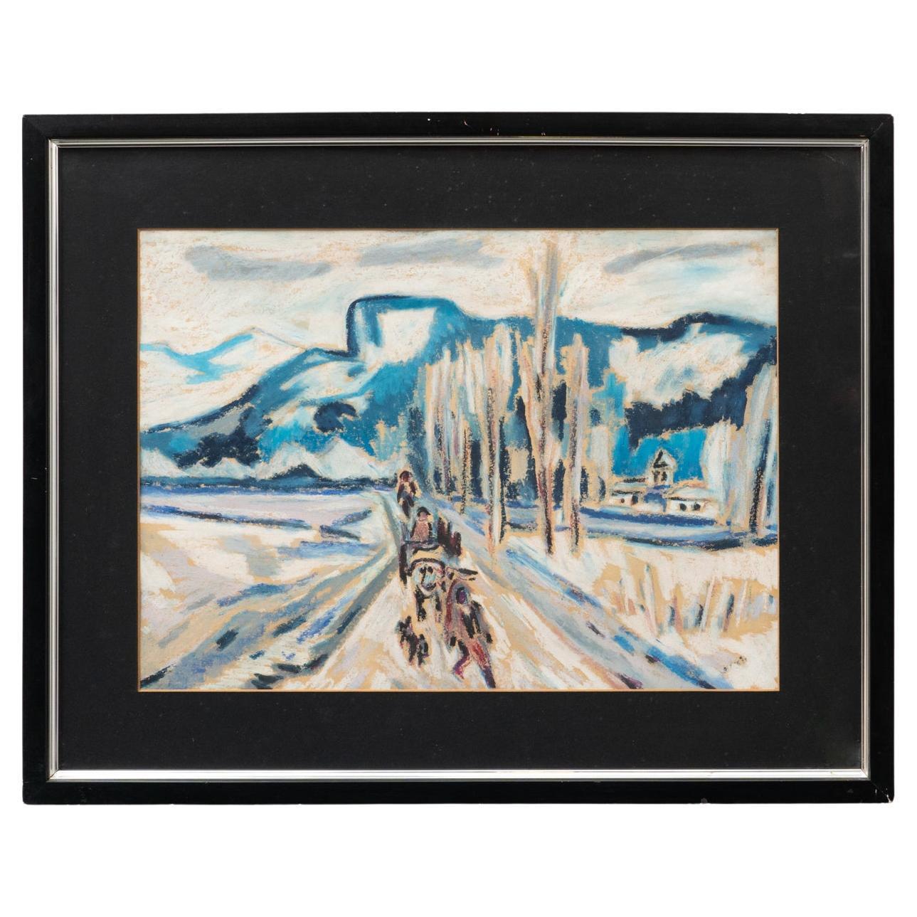 Painting by Unknown Artist, Oil on Canvas, circa 1940