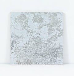 Painting by William Kozar, Modern Contemporary Art, 2008, Silver Color Painting