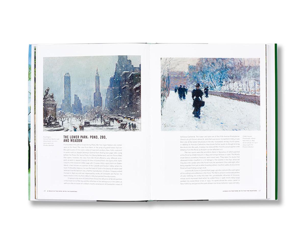 Painting Central Park Book by Roger F. Pasquier In New Condition For Sale In New York, NY