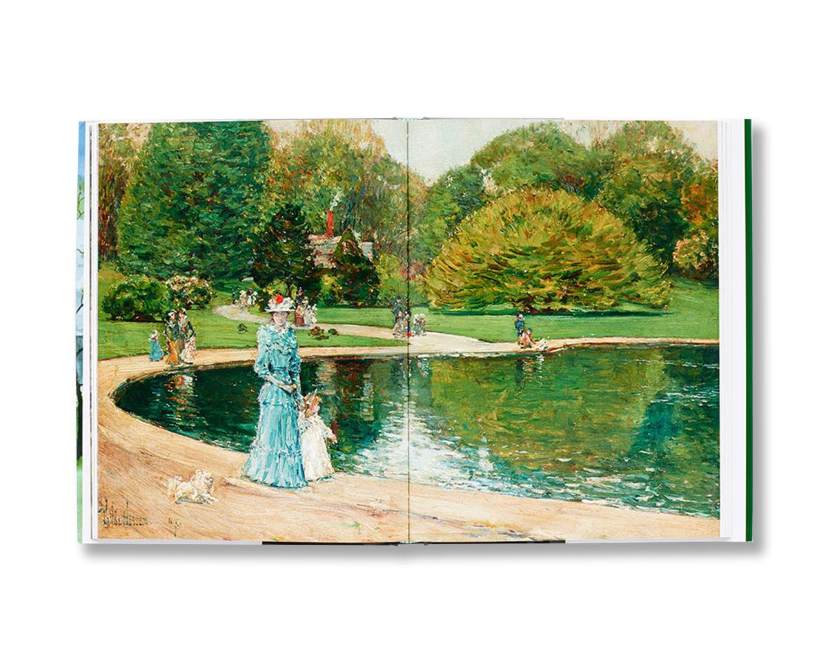 Contemporary Painting Central Park Book by Roger F. Pasquier For Sale