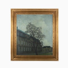Painting Christiansborg in Autumn by Svend Hammershøi