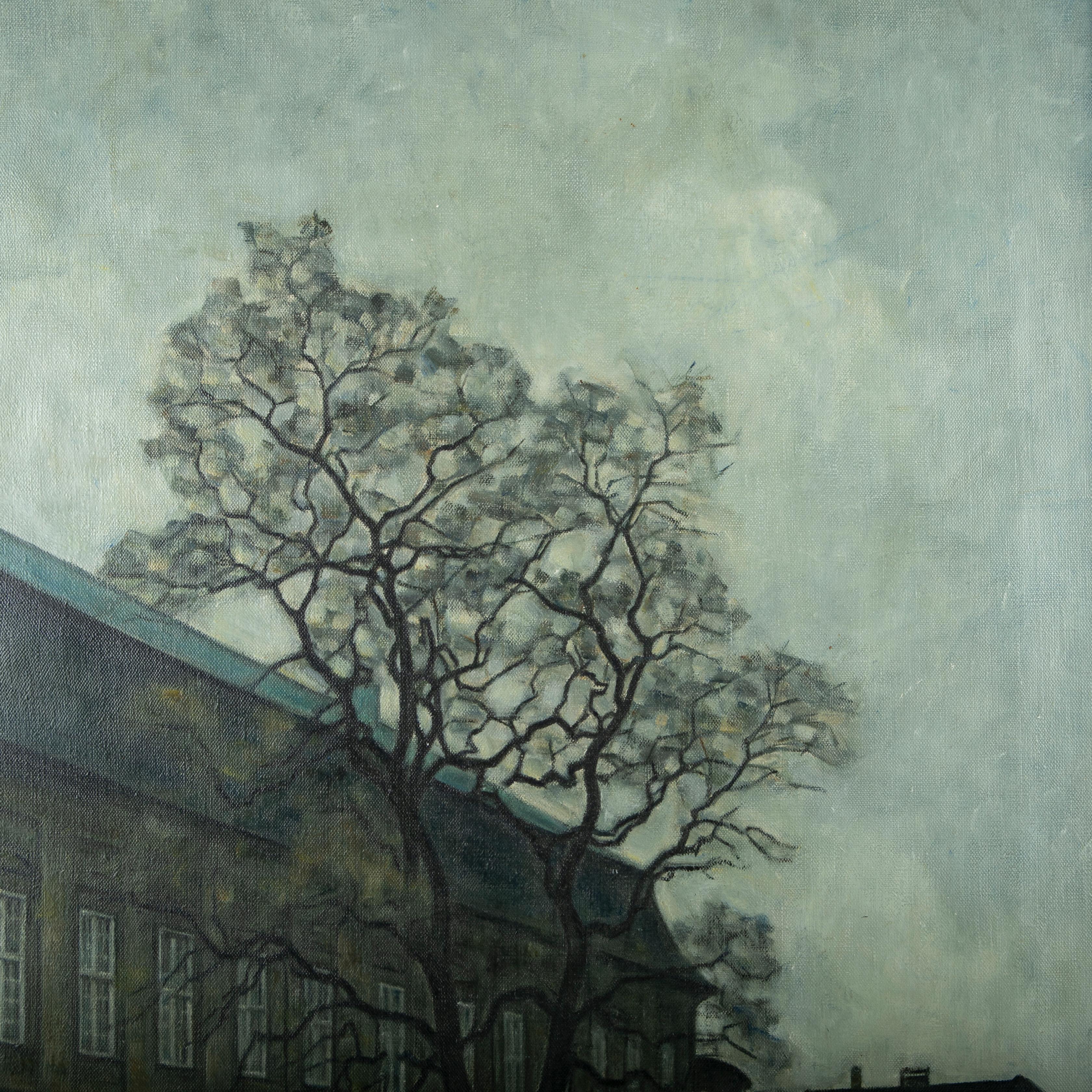 Other Painting Christiansborg in Autumn by Svend Hammershøi