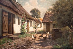 Painting "Country yard". Kai Jeppe Drews