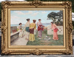 Painting; E C. (?) Bellincioni, (Italian School, 19th Century)