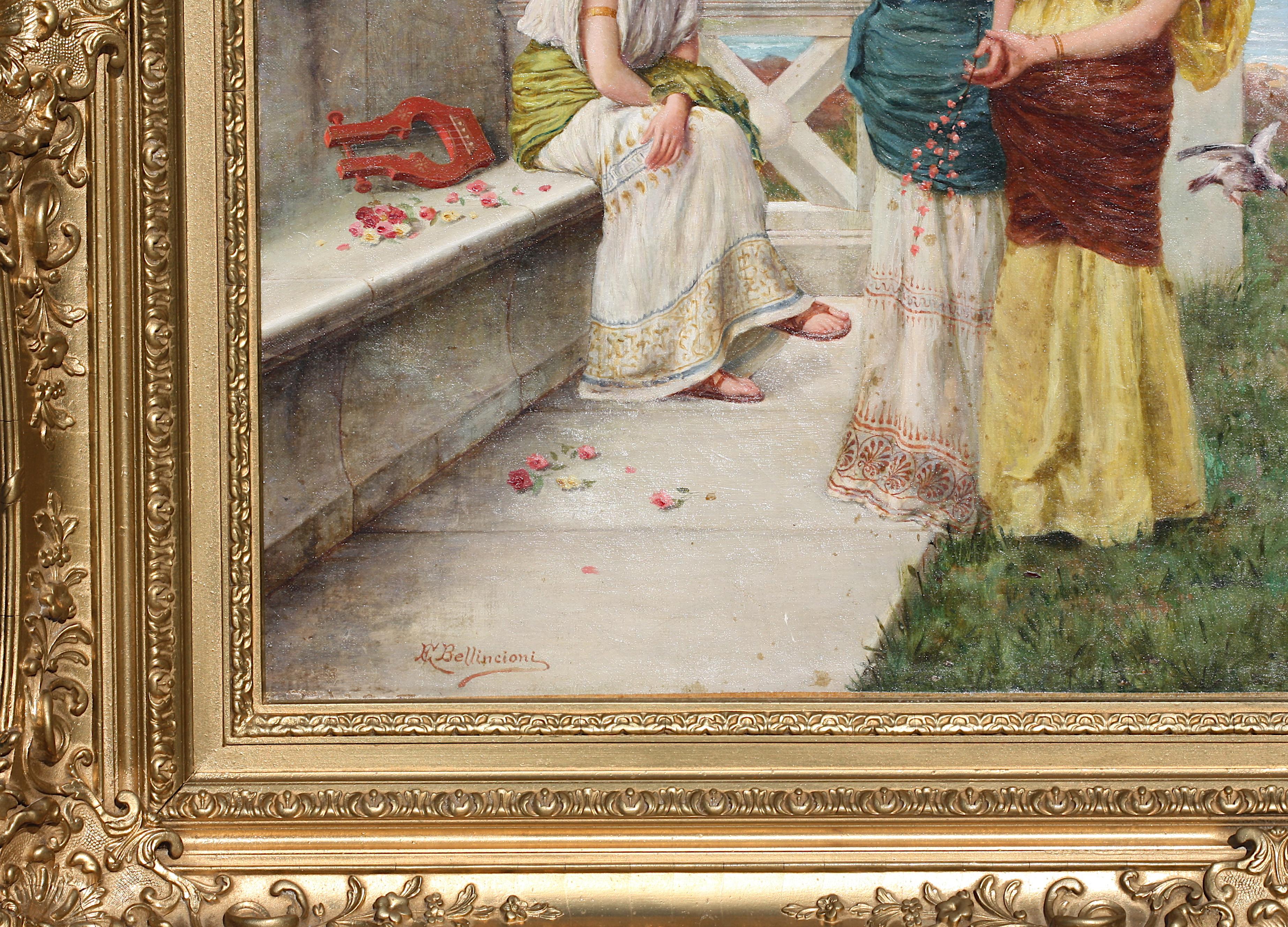 Tela Pittura; A.C. (?) Bellincioni, (Scuola italiana, XIX secolo) in vendita
