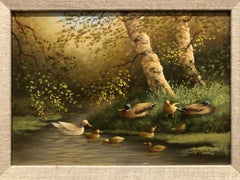 Painting Family of Ducks by Johanna Meyer