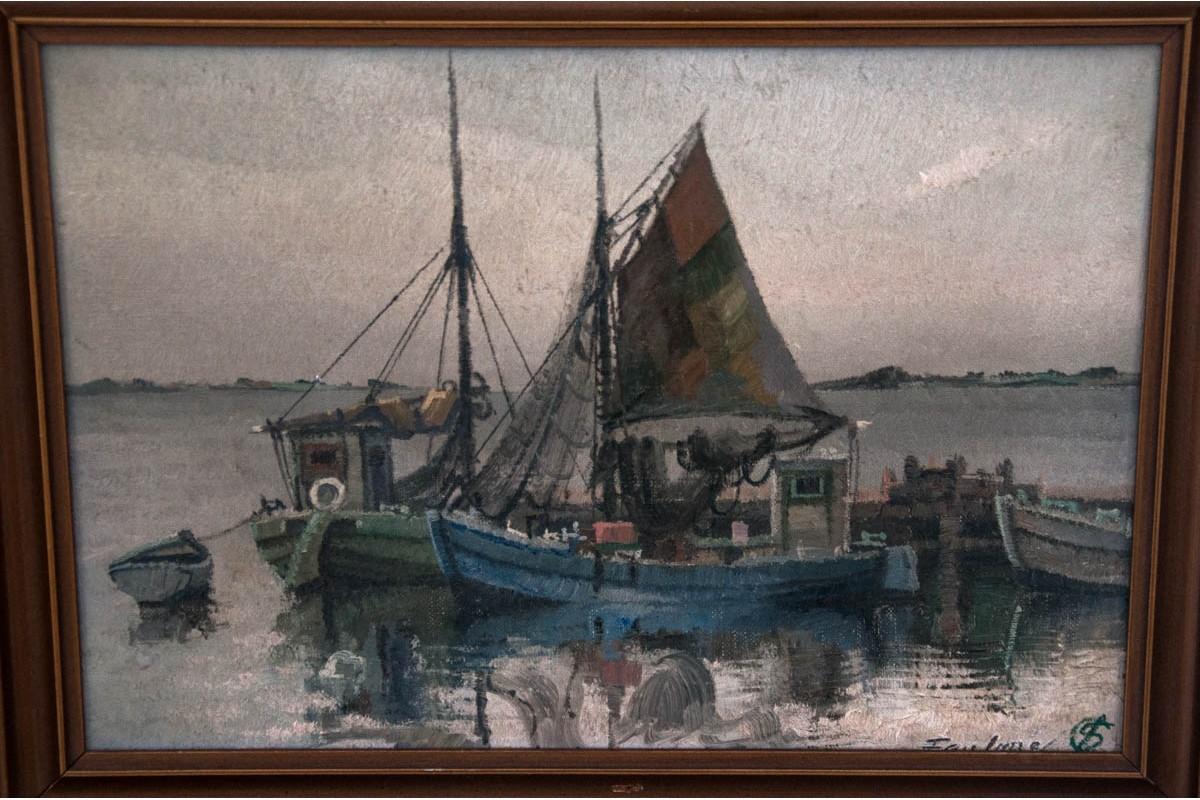 letterman sailboat painting