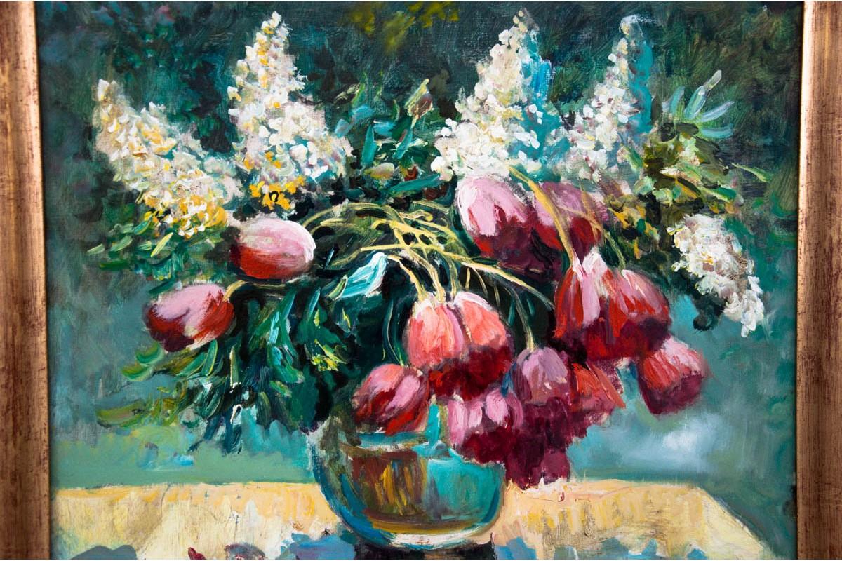 Gemälde „Flowers in a Vase“ (Sonstiges) im Angebot