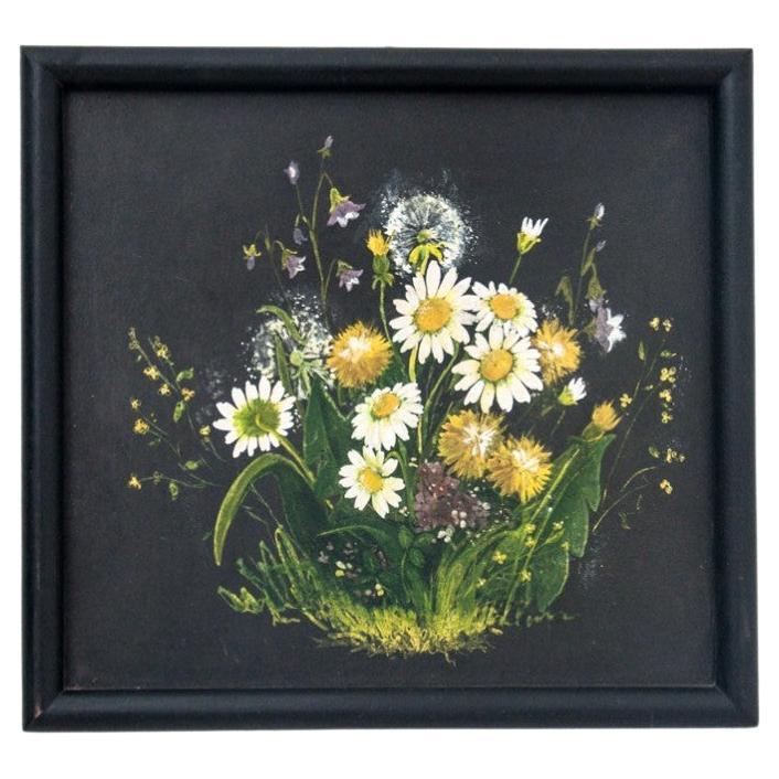 Painting "Flowers". Poland  For Sale