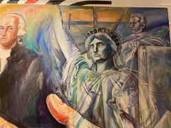Painting for Partners of Americas International Convention by Jaqui Von Honts