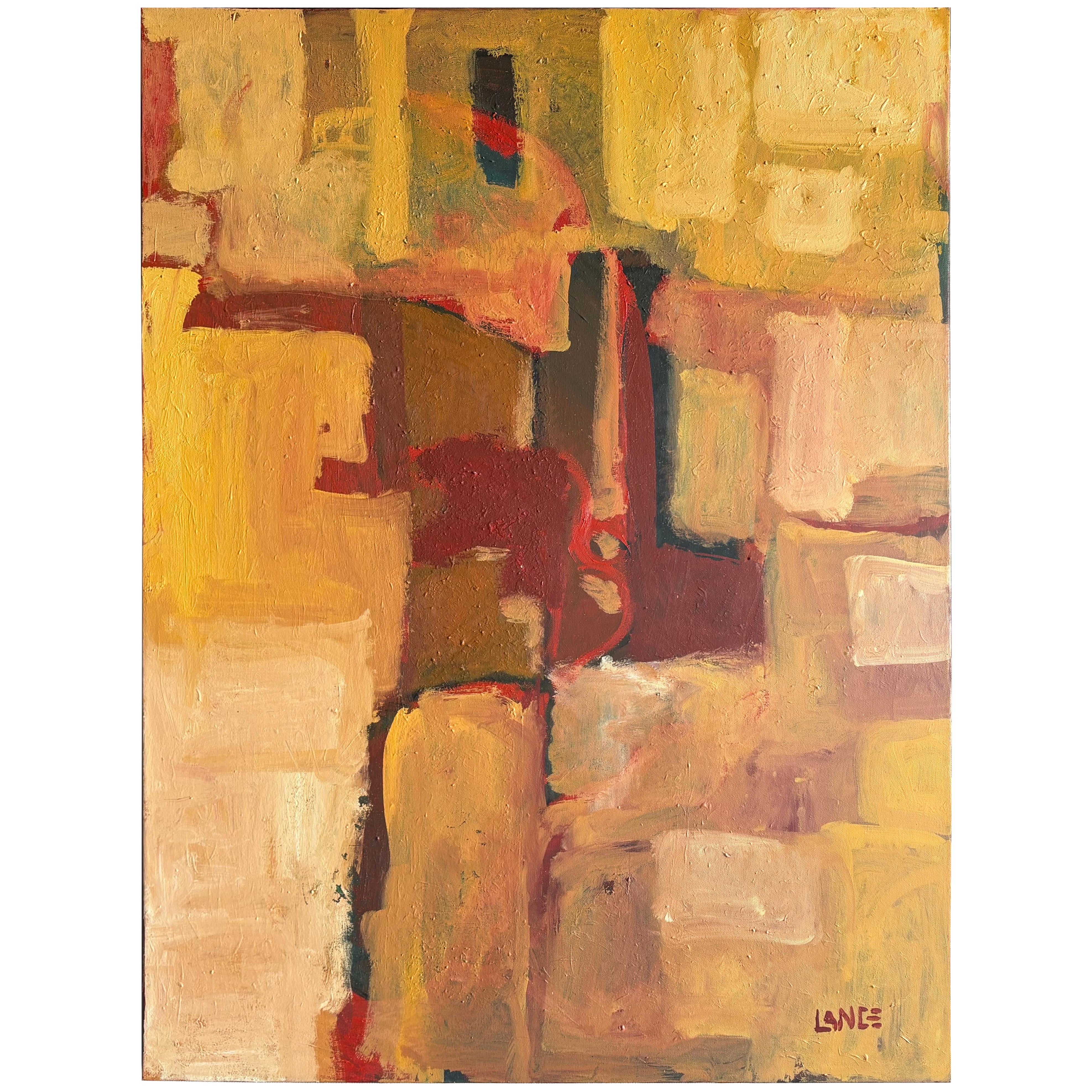 Mid-Century Abstract Painting For Sale