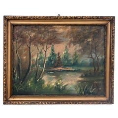 Painting "Forest" early XX century