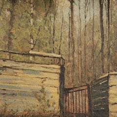 Painting "Forest Landscape", Europe, Second Half of 19th Century